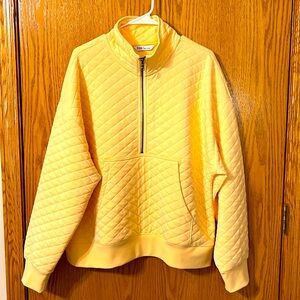 Yellow sweatshirt from Dicks sporting goods. NWOT